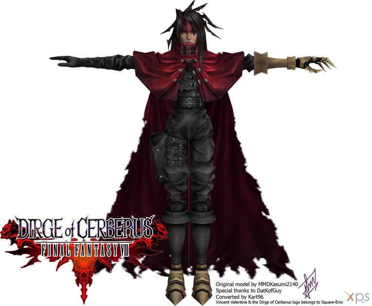 Vincent Valentine Png Free Download (black)