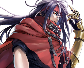 Vincent Valentine Png Pic (maroon, black, chocolate)