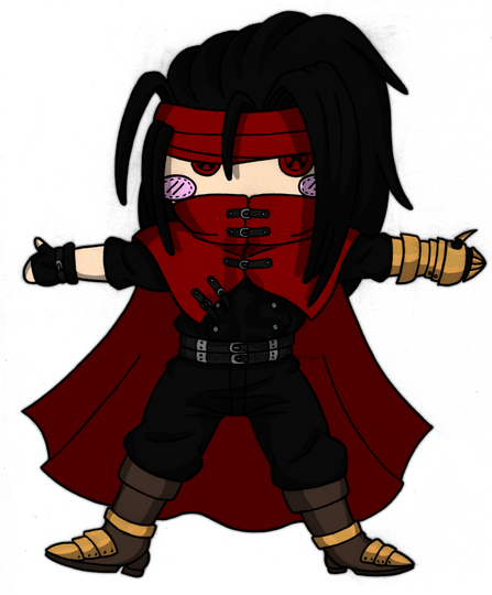 Vincent Valentine Png Picture (maroon, black)