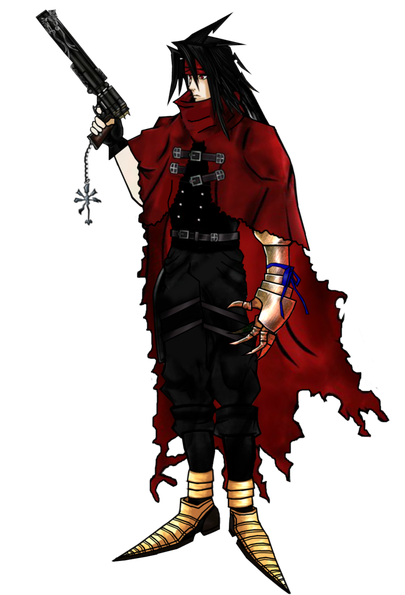 Vincent Valentine Png Transparent Image (black)