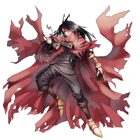 Vincent Valentine Transparent Images Png (maroon, black, chocolate, purple)