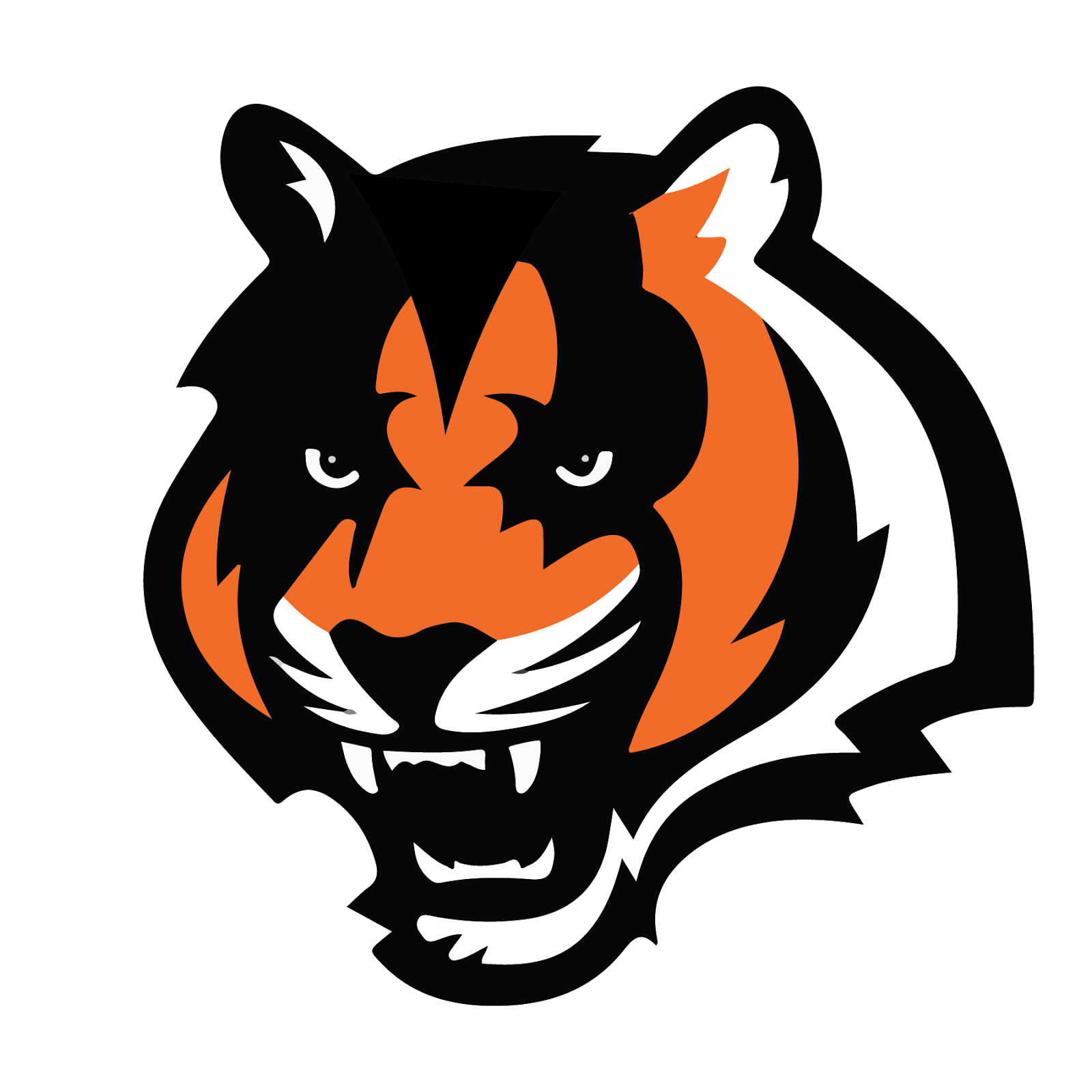 Cincinnati Bengals Logo Png Clipart (chocolate, black, white)