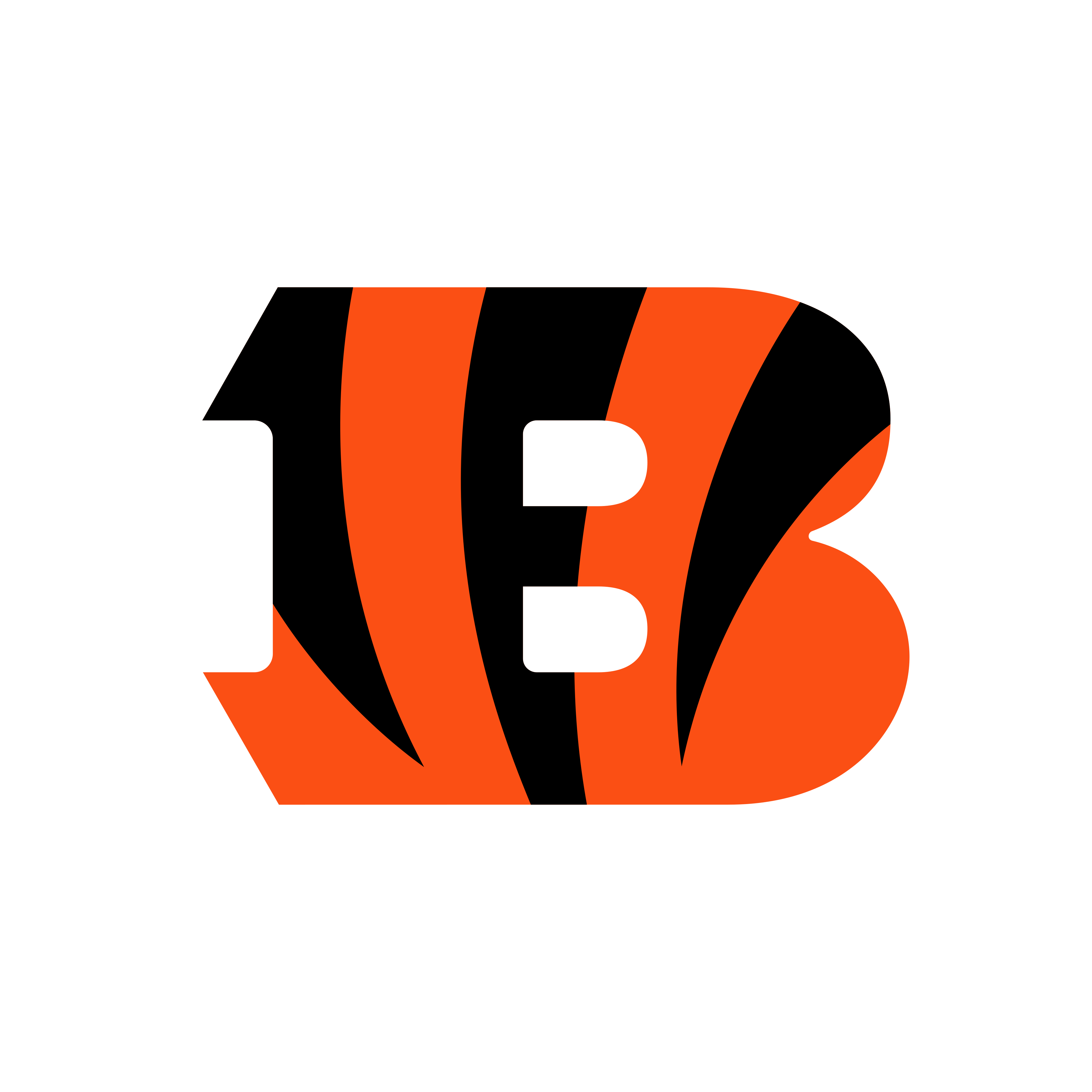 Cincinnati Bengals Logo Png File (chocolate, black, white)