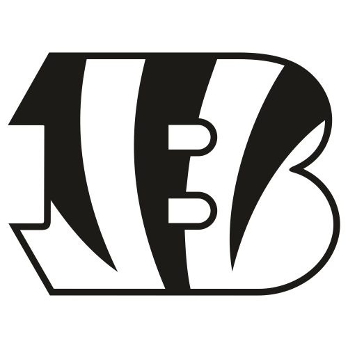 Cincinnati Bengals Logo Png Picture (black, lavender, white, silver)