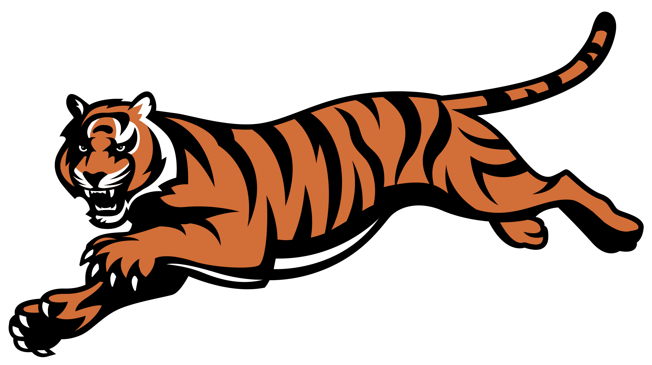 Cincinnati Bengals Transparent (chocolate, black, white)