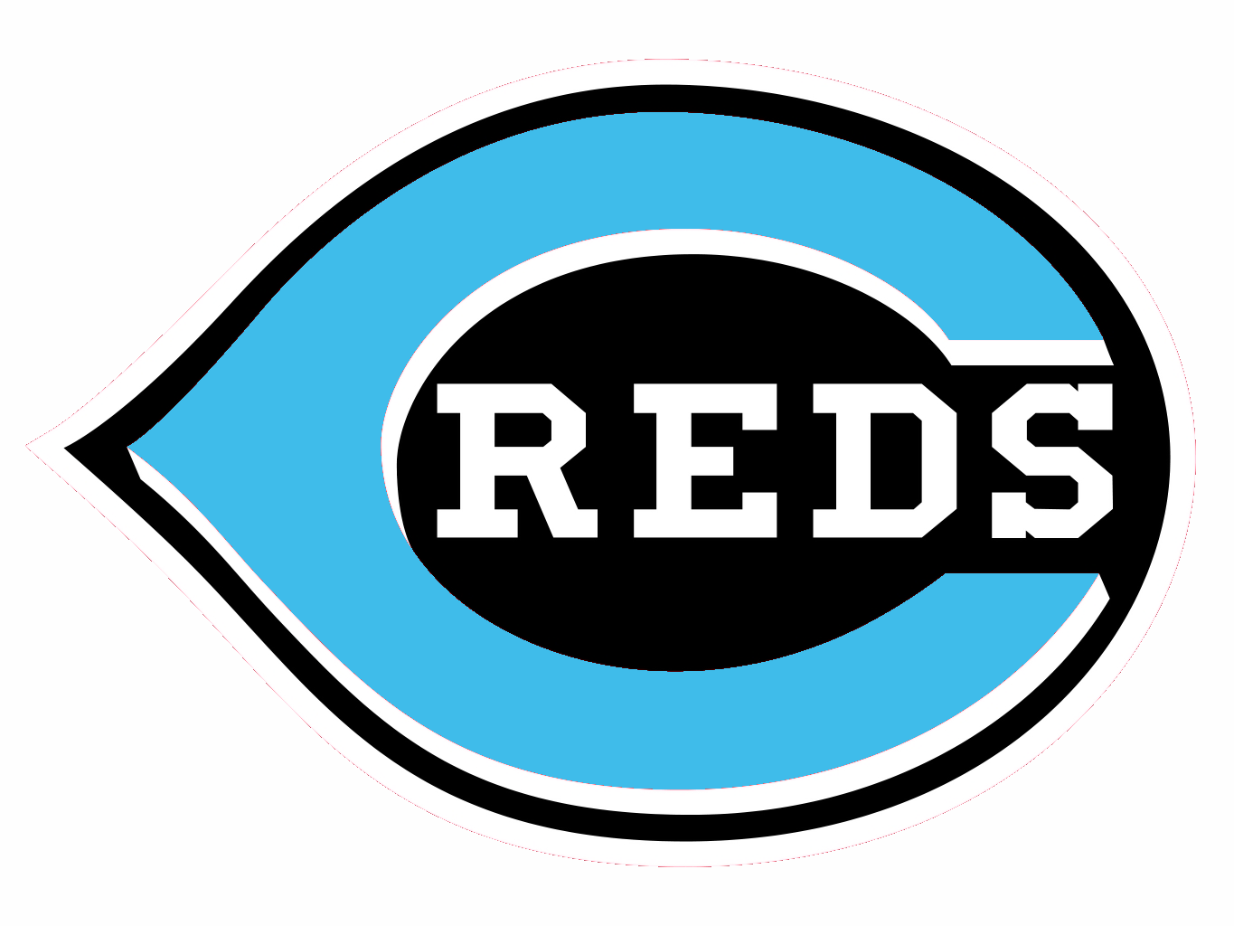 Cincinnati Reds Png Hd (black, lavender, greenish blue, white)