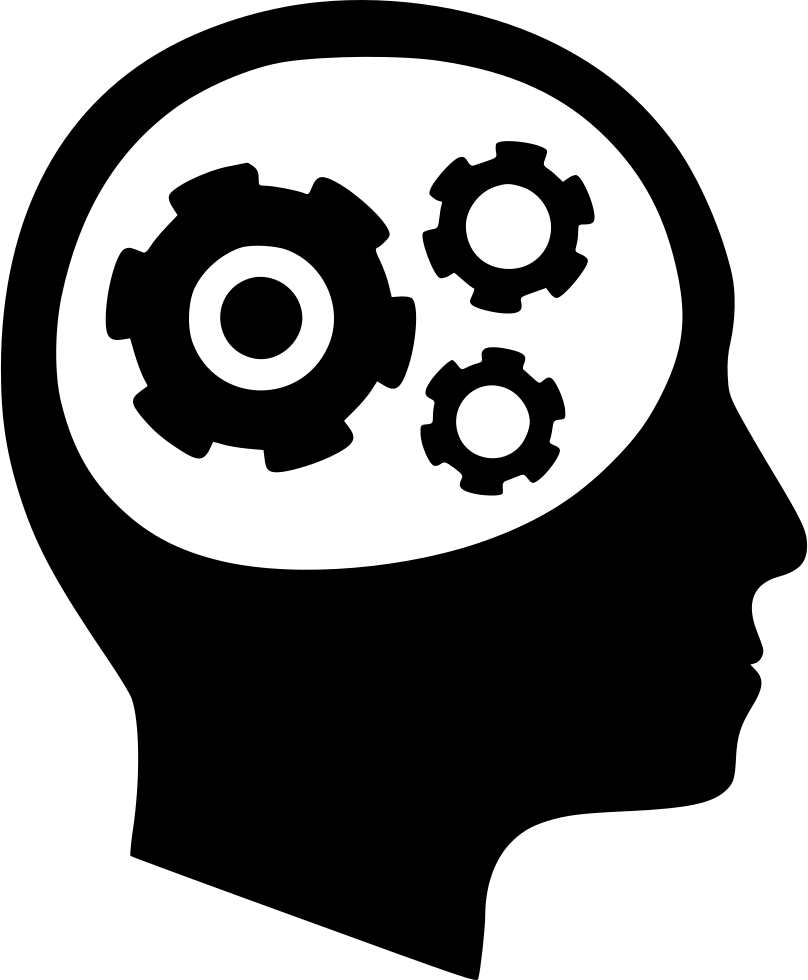 Mind Silhoutte Png File (white, black)