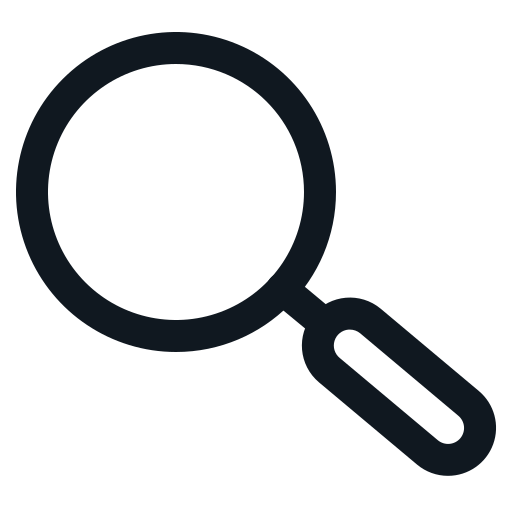 Find Glass Magnifying Search Zoom Free Png Icon Download (black)