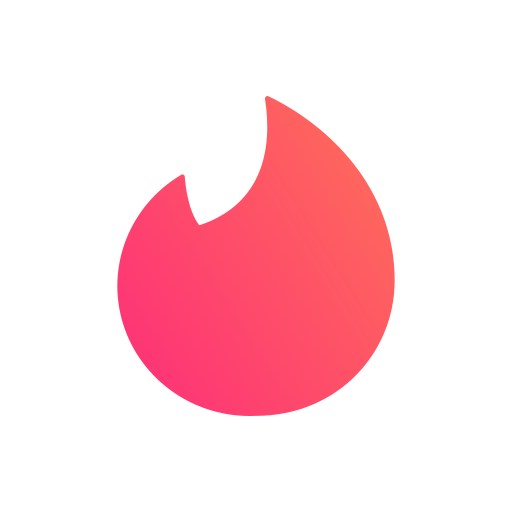 Tinder Logo Icon Free Png Icon Download Path (salmon, black, white)