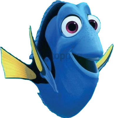 Finding Dory Png Image (teal, black)