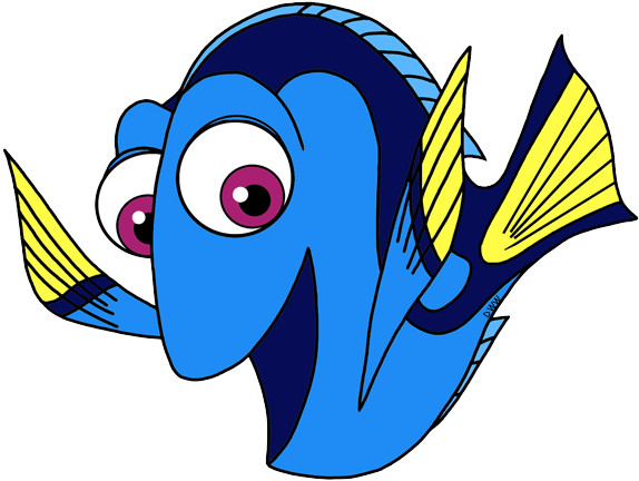 Finding Dory Png Isolated Picture (greenish blue, yellow, navy, white, black)