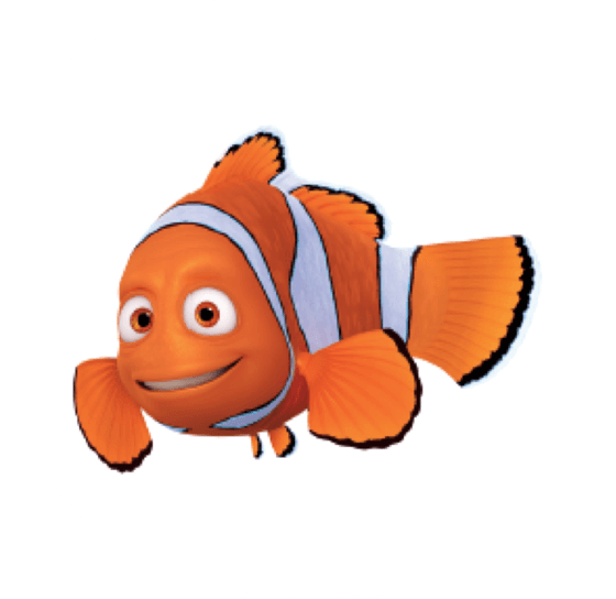 Finding Nemo Png Photo (chocolate, gray, white)