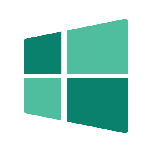 Windows Logo Icon Free Transparent Png Icon Download (teal, gray, green, black)