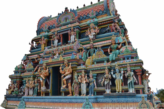 Hindu Temple Png (white)