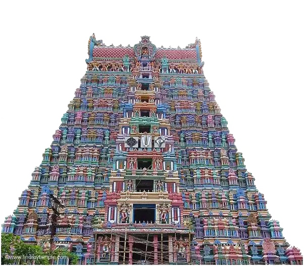 Hindu Temple Transparent (white)