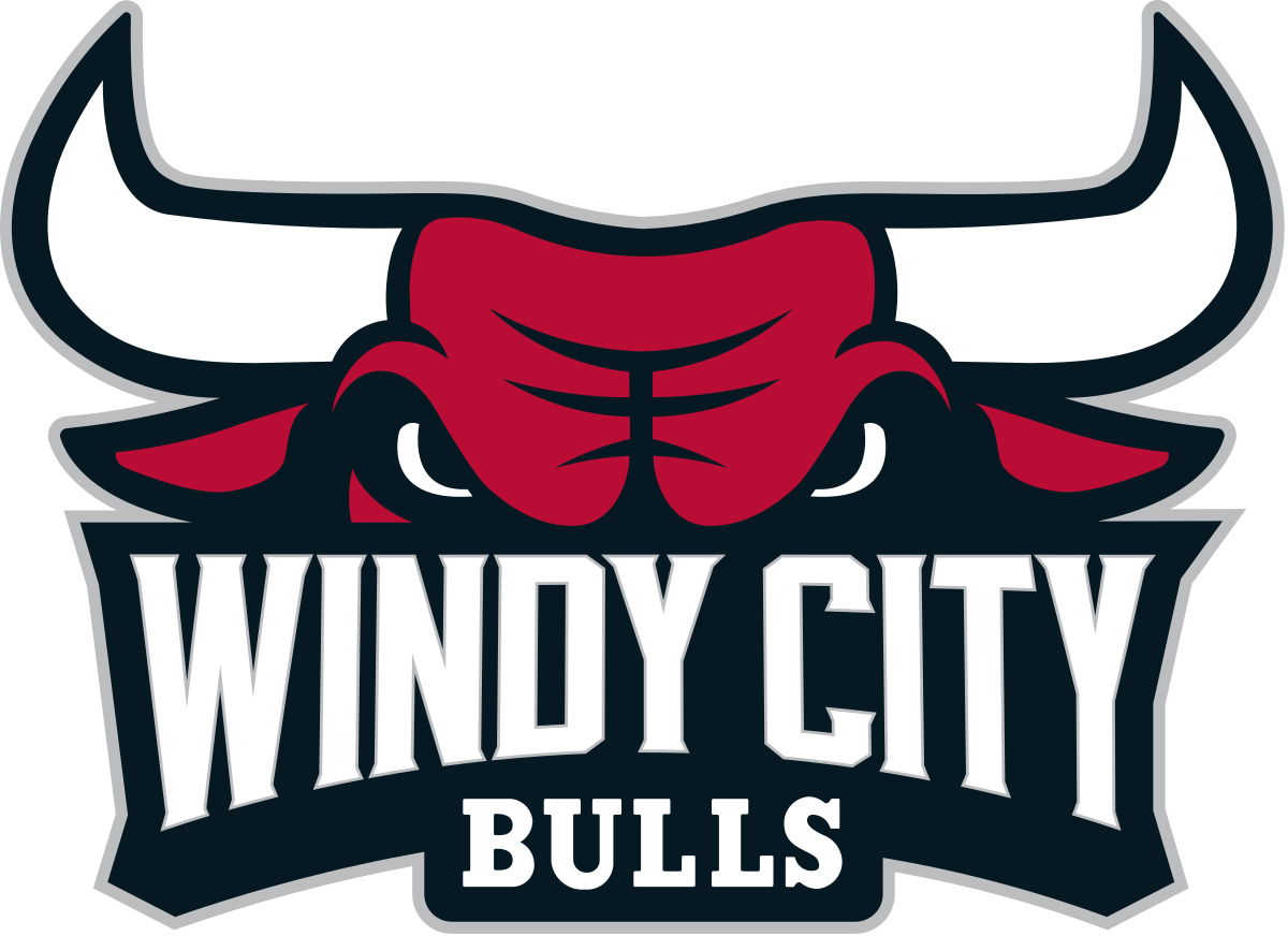 Windy City Bulls Png Pic (maroon, black, white)