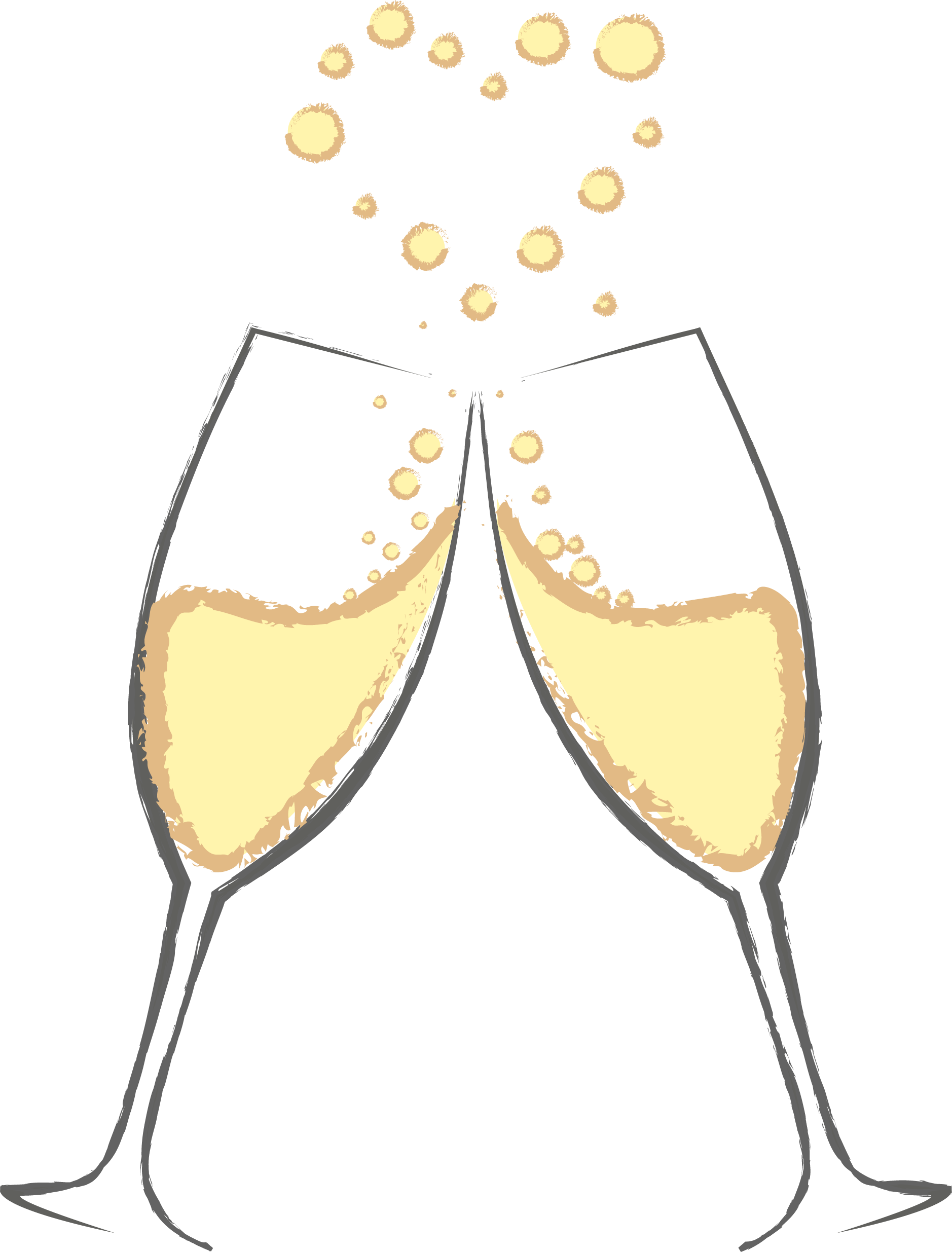 Wine Glass Png Image (beige, white)