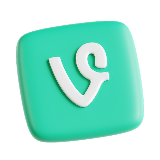 Vine Logo Icon Free Transparent Png Icon Download (lavender, black, greenish blue)