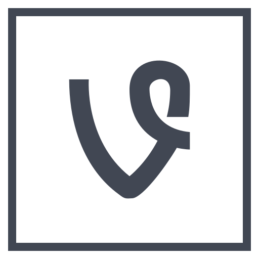 Vine Social Media Logo Icon Free Png Icon Download (black, indigo)