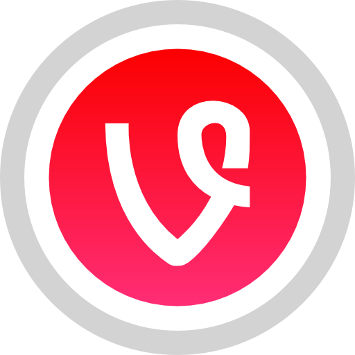 Vine Social Media Logo Icon Free Transparent Png Icon Download (silver, white, red, black, lavender)