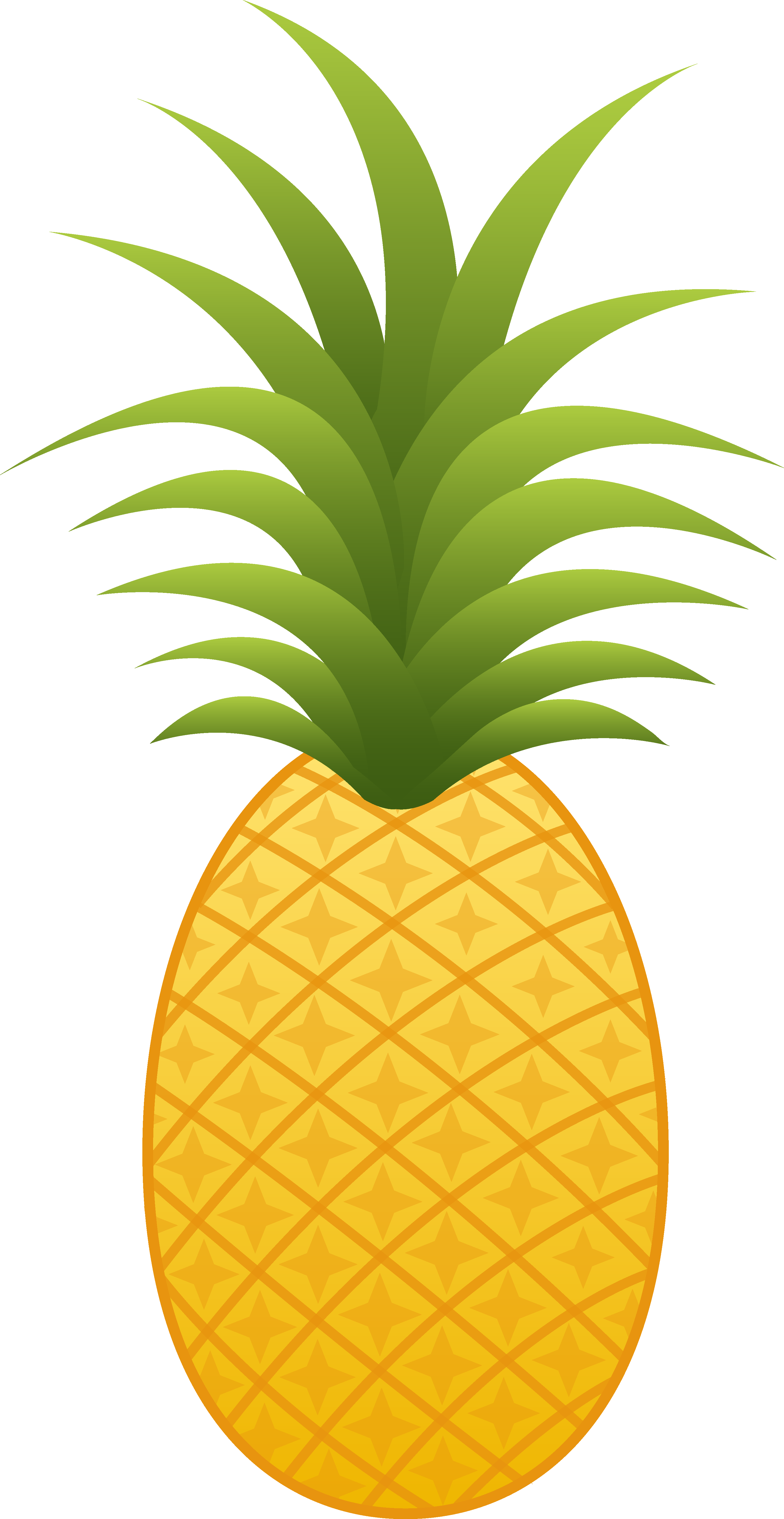 Pineapple Clip Art Png (white, olive)