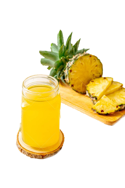 Pineapple Juice Glass Png Photos (black, gold)