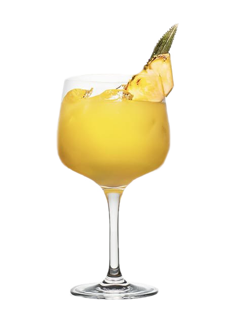 Pineapple Juice Glass Png Transparent Image (lavender, white, gold)