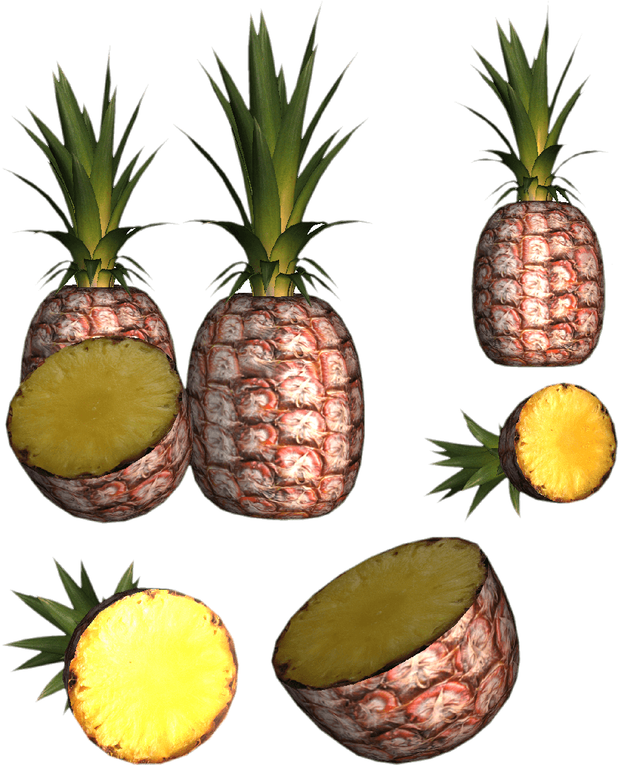 Pineapple Png Pic Background (black)