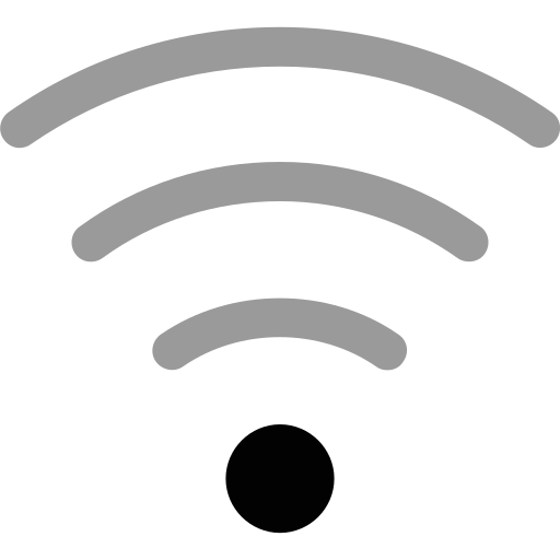 Linear Wifi Internet Online Web Icon Free Nobackground Png Icon Download (black)