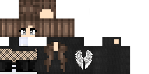 Minecraft Girl Skin Download Png Image (black)