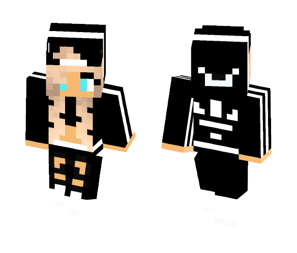 Minecraft Girl Skins Png Pic (white, gray, black)