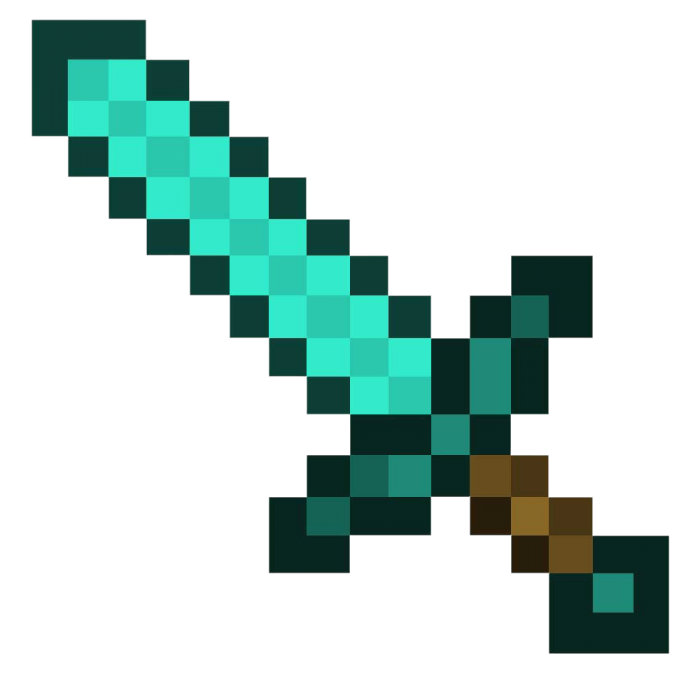 Minecraft Pictures Png Clipart (greenish blue, black, teal)