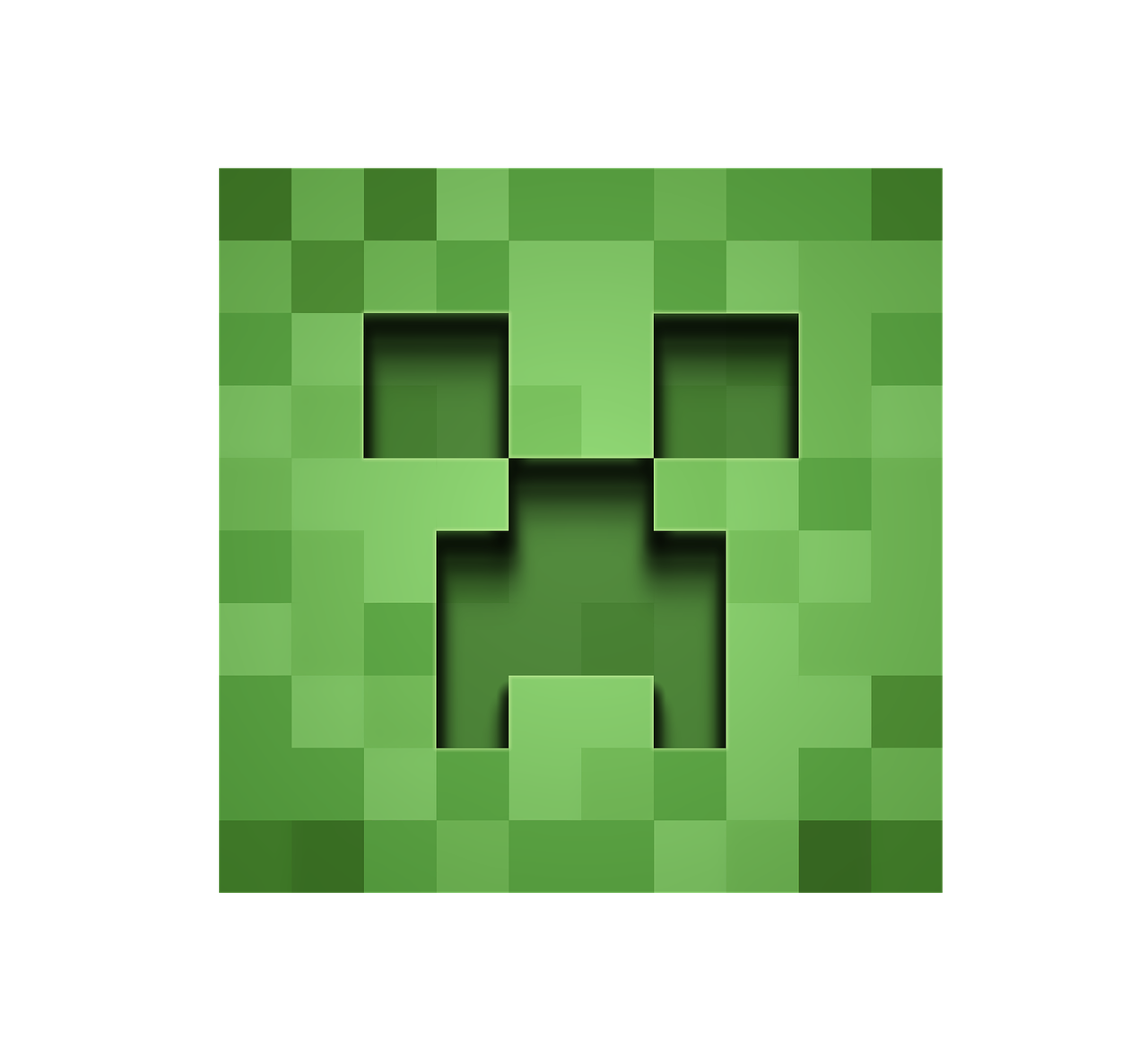 Minecraft Pictures Png Isolated Hd (green, olive, black, gray)