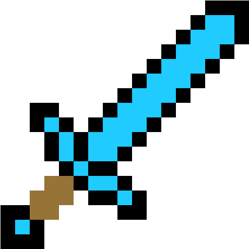 Minecraft Sword Png Isolated Hd (greenish blue, black, olive)