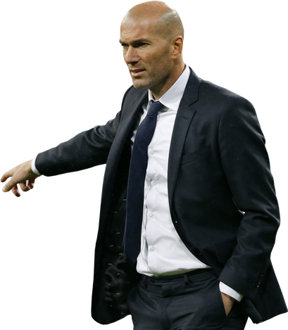 Zinedine Zidane Png Isolated Photo (black)