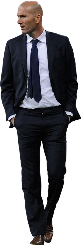 Zinedine Zidane Png (black)