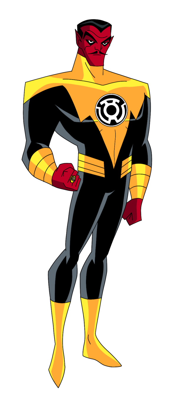 Sinestro Png Hd (black, orange)