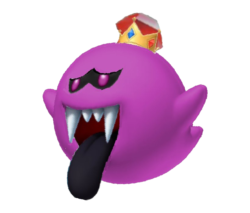 King Boo Png Picture (white, purple, violet)