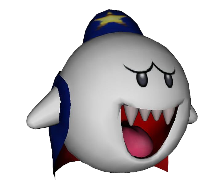 King Boo Png Transparent Picture (white, lavender, silver)