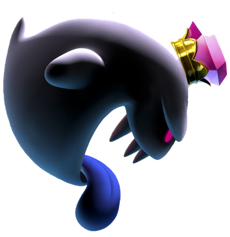 King Boo Png Transparent (black)