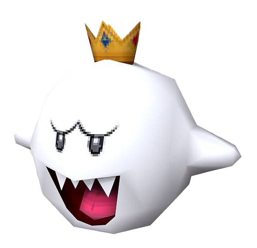 King Boo Transparent Images Png (white, lavender)