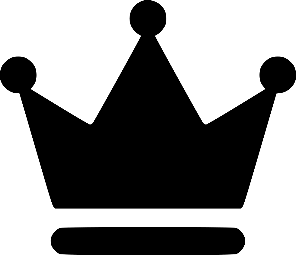 King Crown Png Transparent Image (white, silver, black)