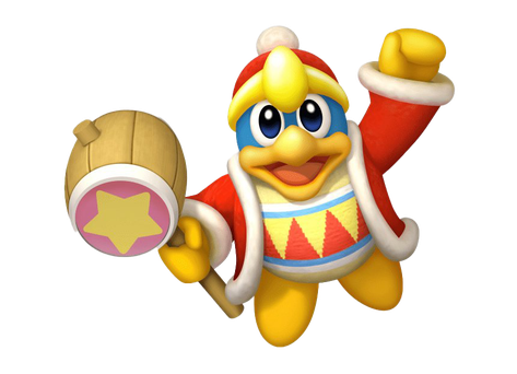 King Dedede Png Free Download (white, black, salmon)