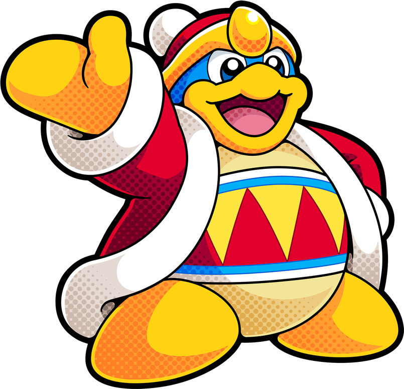 King Dedede Png Picture (white, red, black, gold)