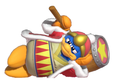 King Dedede Png Transparent Image (white, orange, black, gold)