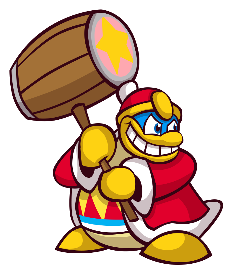 King Dedede Super Smash Brothers Png Clipart (chocolate, black, gold, white, red)