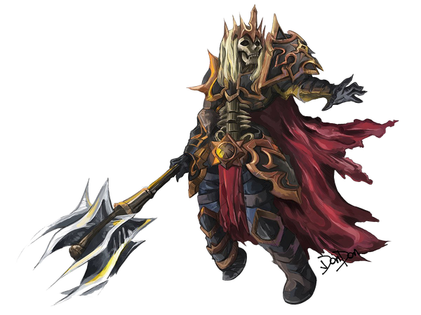 King Leoric Png Clipart (black)