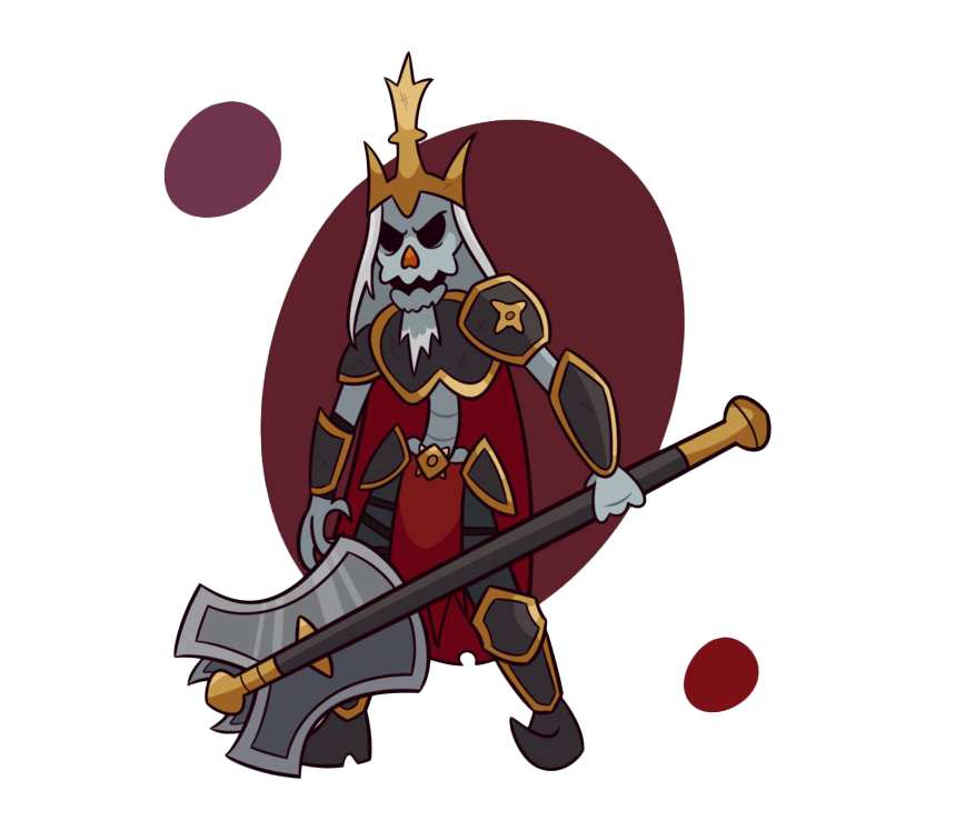 King Leoric Png Image (gray, maroon, purple, black, white)