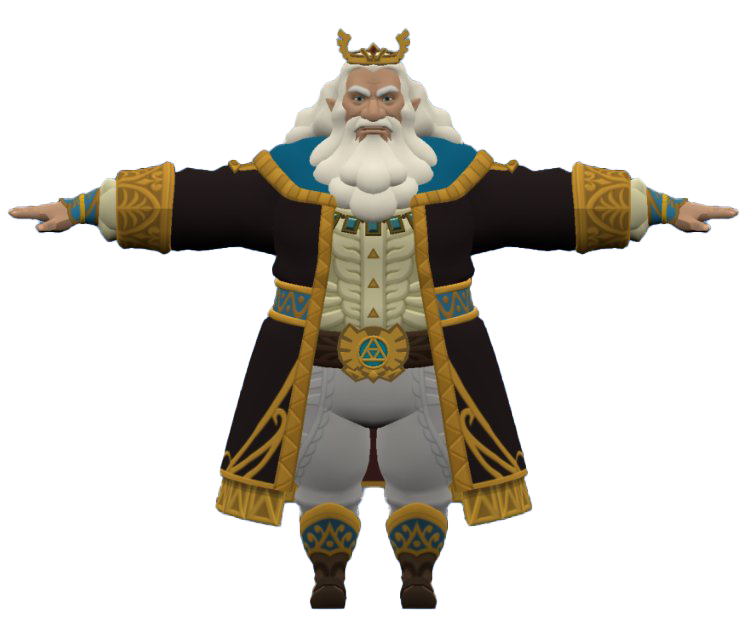 King Of Hyrule Png Transparent (white, black)