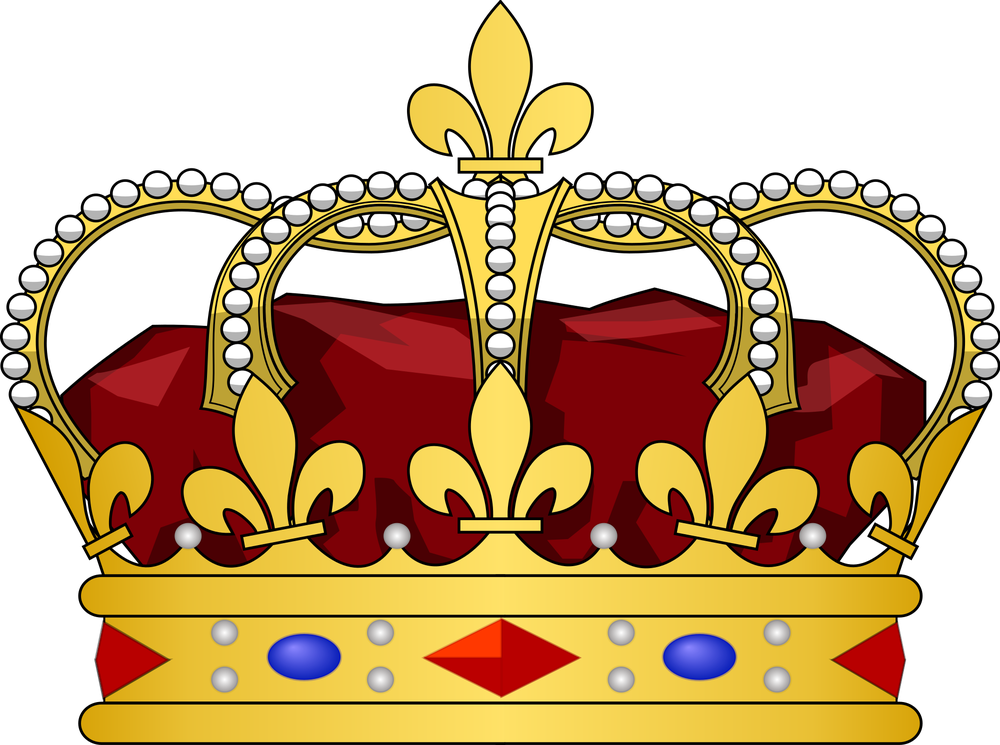 King Png File (black, maroon)